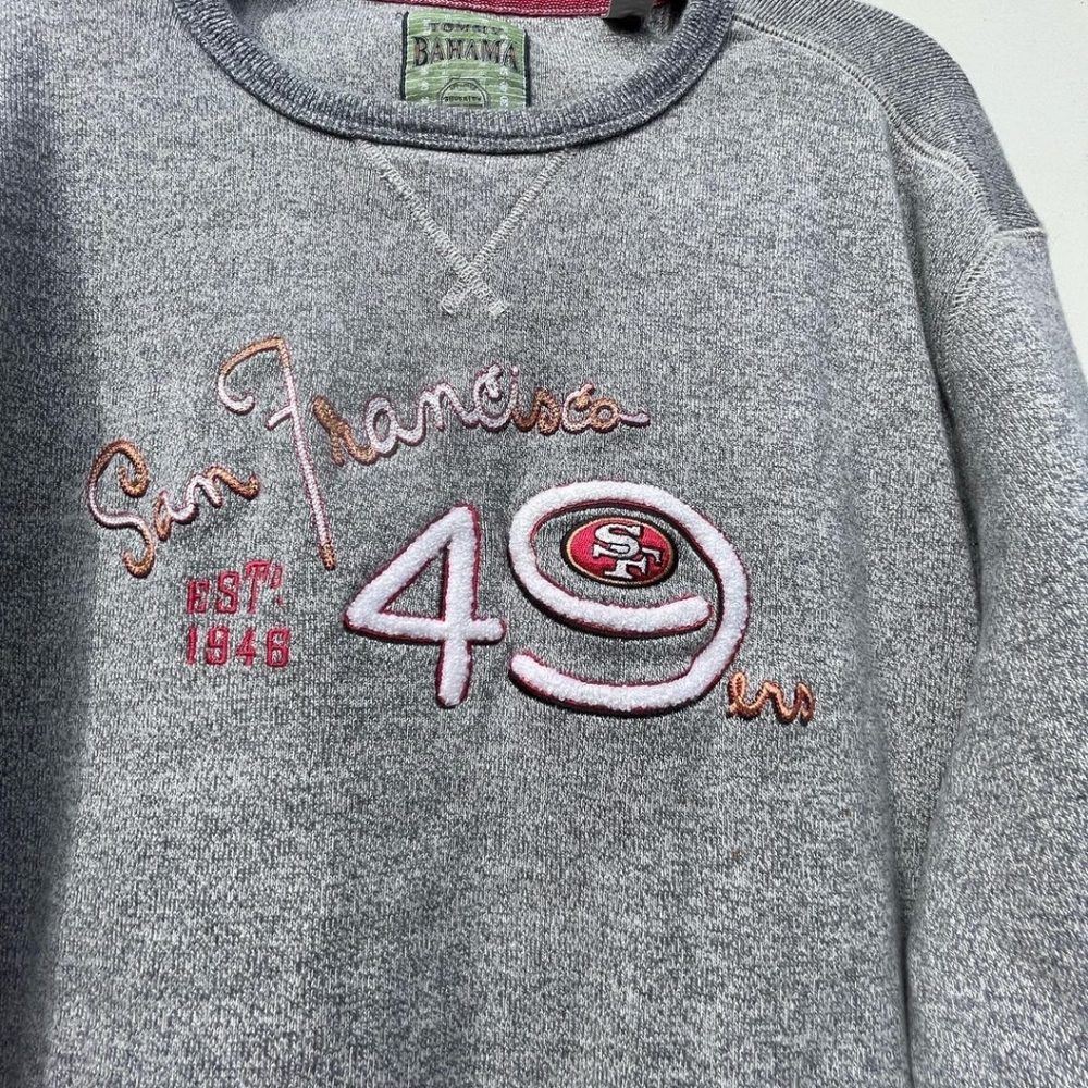 Super soft Tommy Bahama sporty sweater knitted San Francisco 49ers NFL XXL